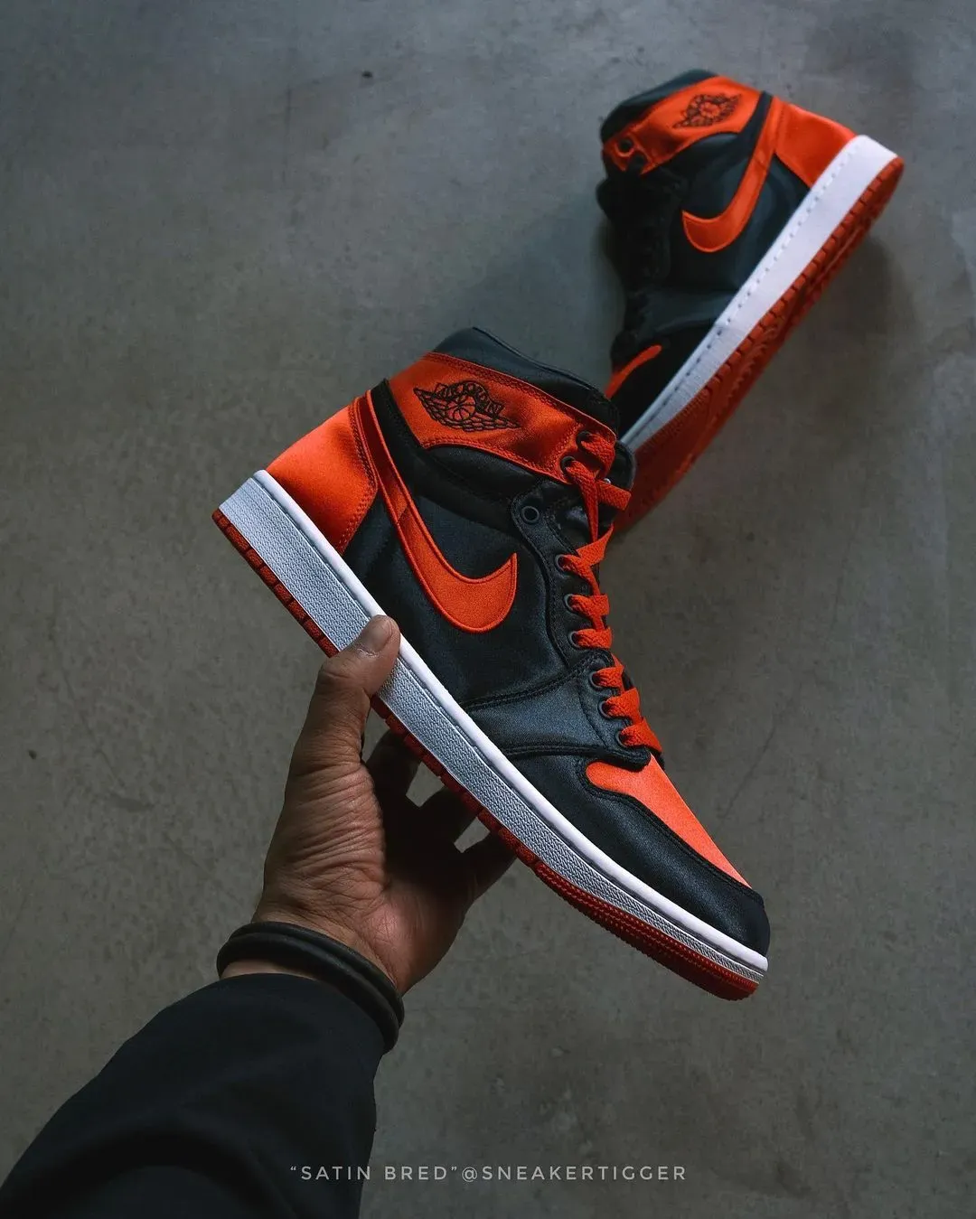 air jordan 1 high satin bred
