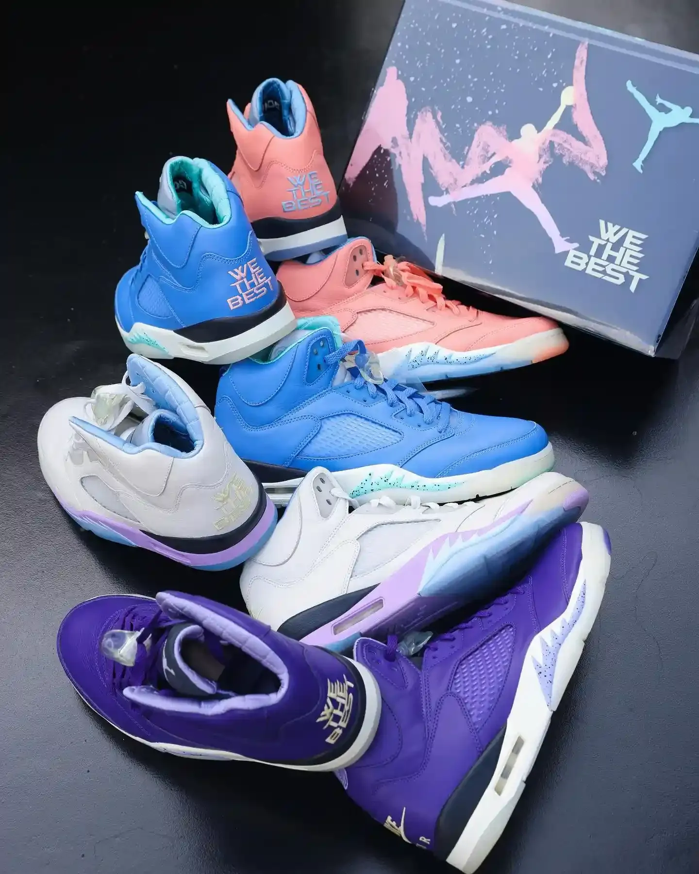 DJ Khaled Air Jordan 5 We the best collection 2022
