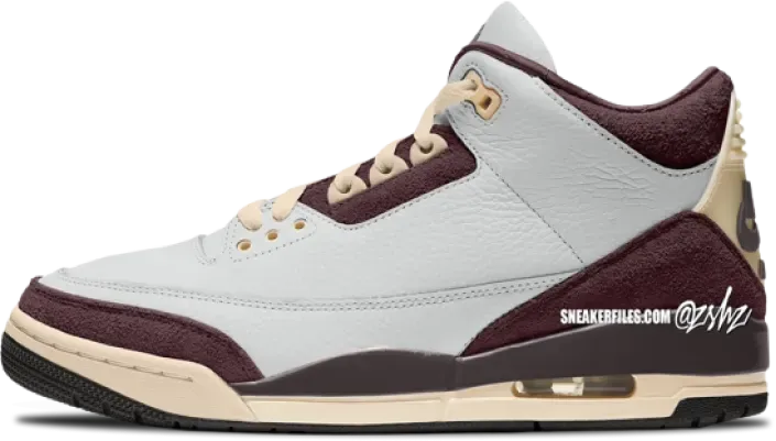 A Ma Maniére x Air Jordan 3 Burgundy Crush FZ4811-100