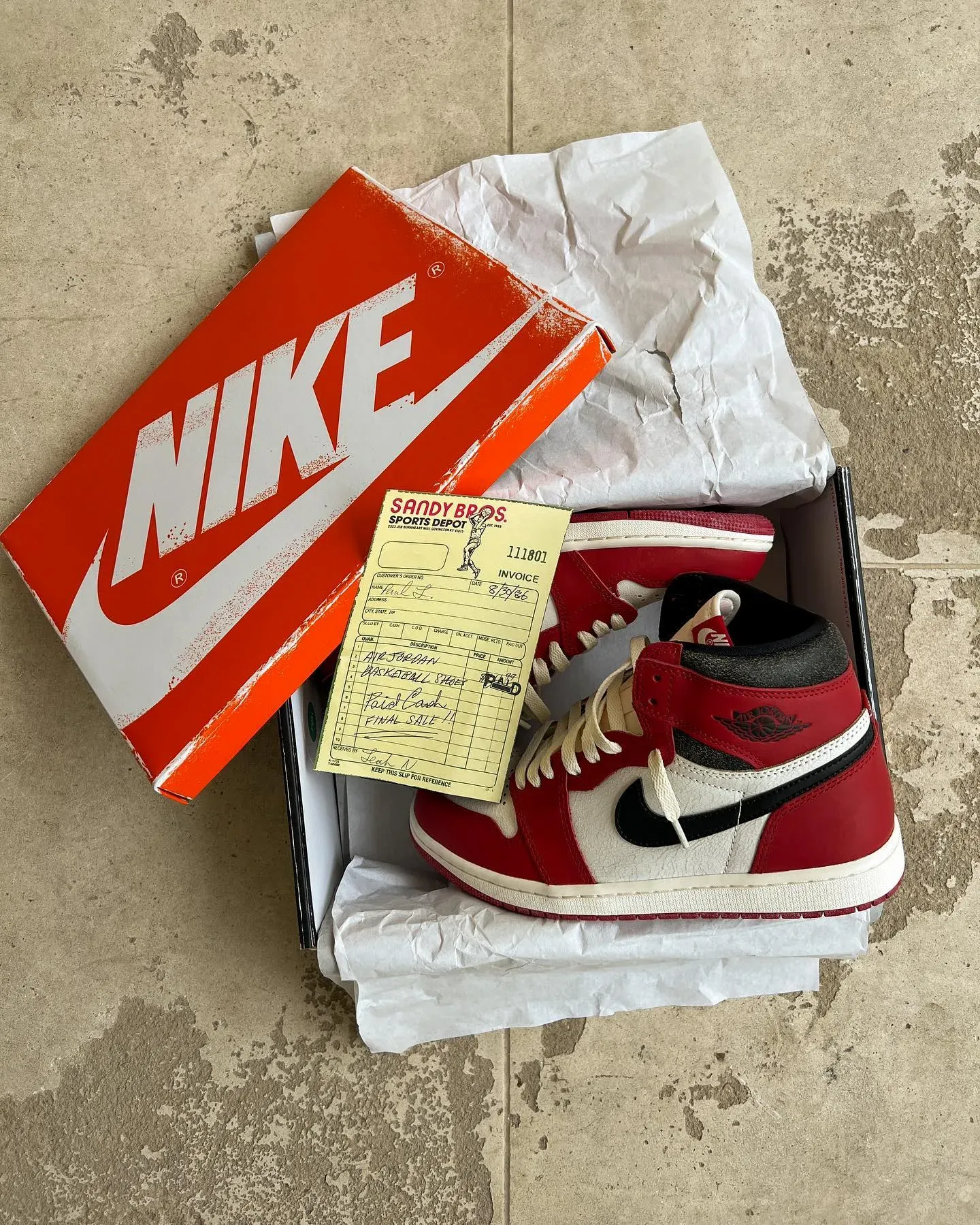 air jordan 1 retro high og lost and found DZ5485-612