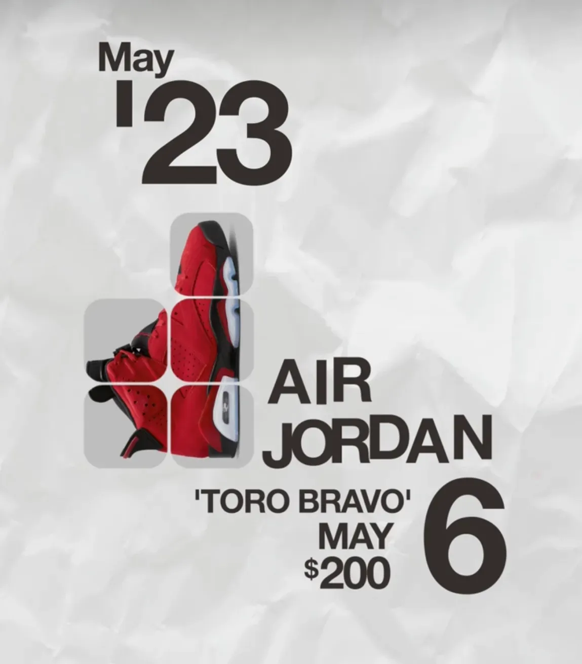 air jordan 6 toro bravo CT8529-600