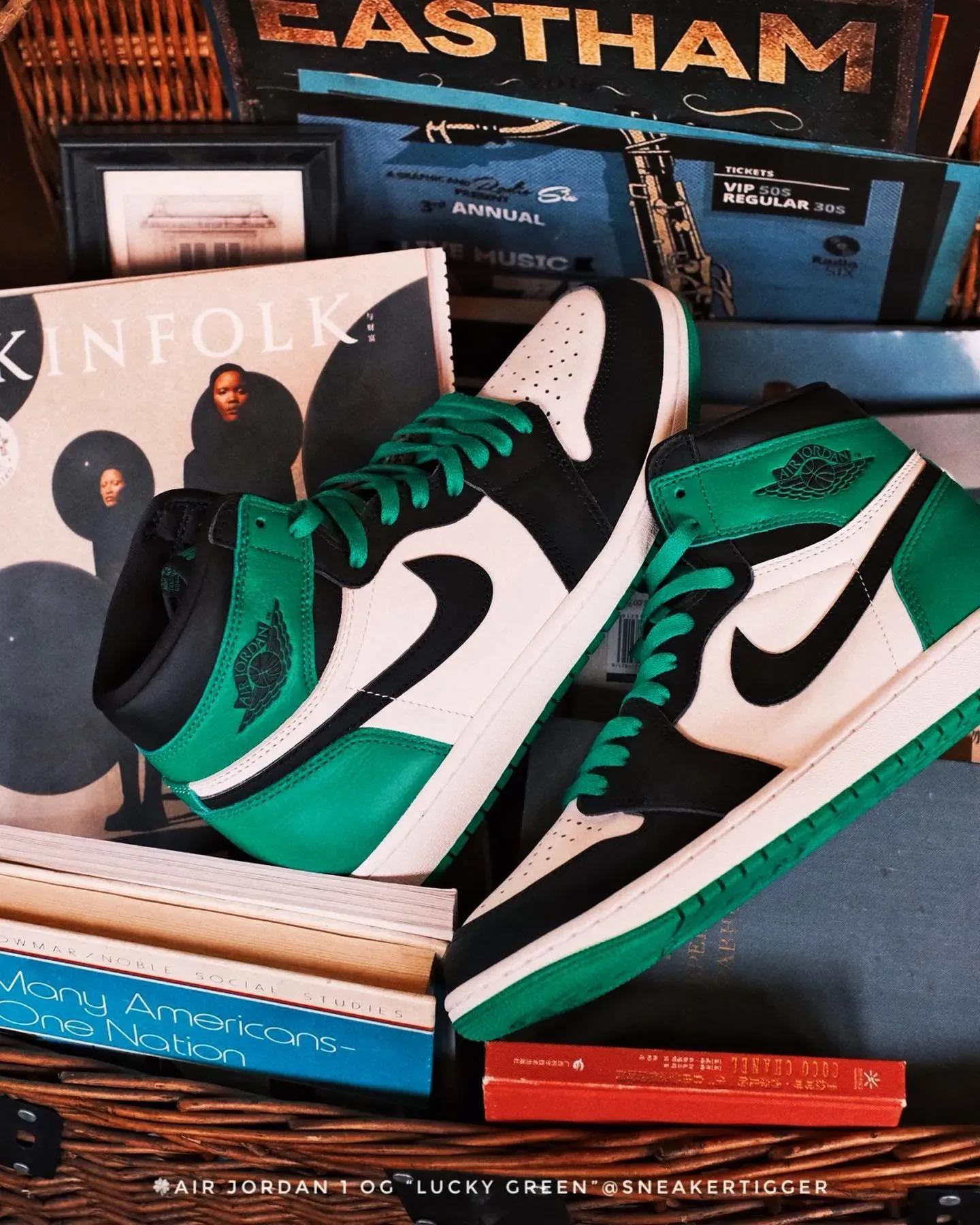 air jordan 1 lucky green