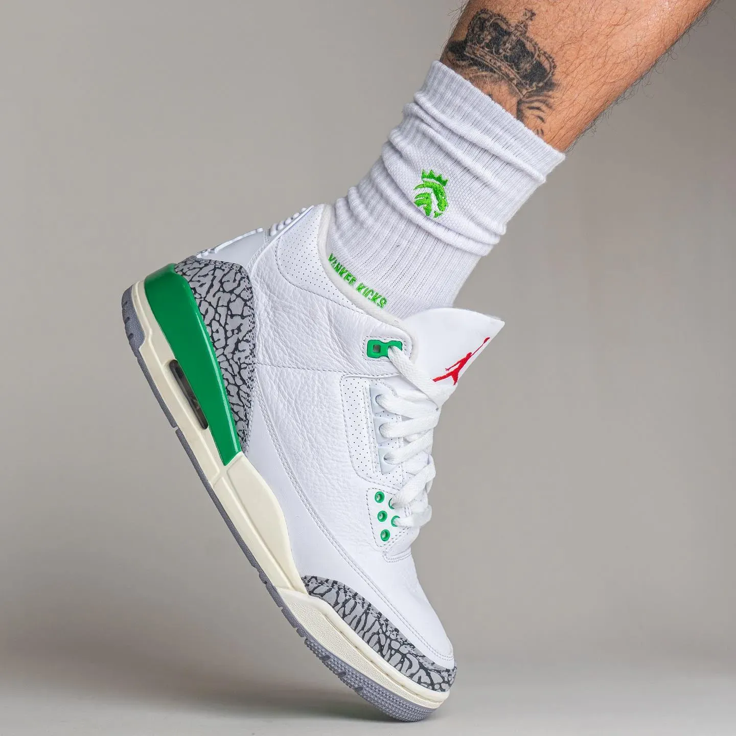 air jordan 3 lucky green
