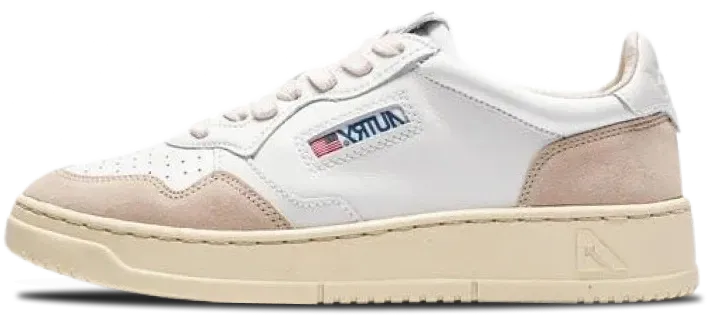 Autry Medalist Low WHITE BEIGE