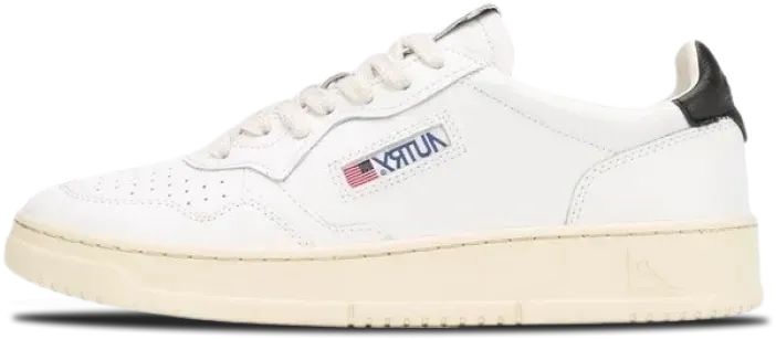 Autry Medalist Low WHITE BLACK