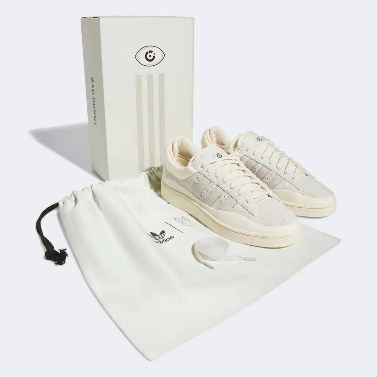 bad bunny adidas campus cloud white FZ5823