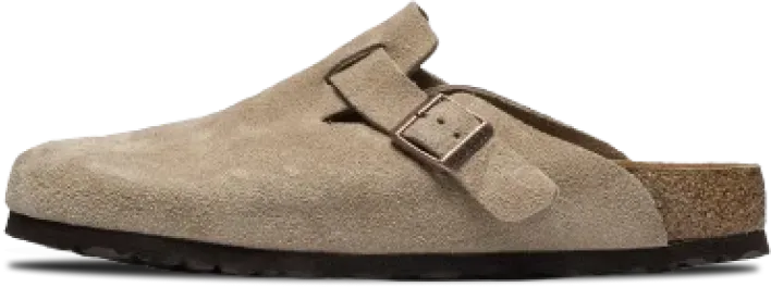 Birkenstock Boston Soft Footbed SUEDE TAUPE