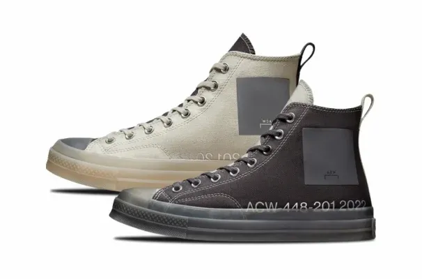 A-Cold-Wall* x Converse Chuck 70 Silver Birch & Pavement A02276C A02277C