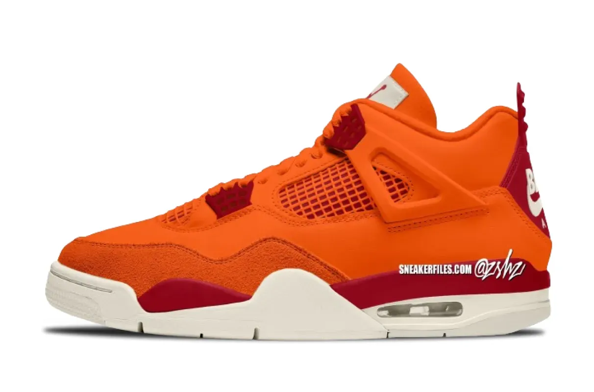 nigel sylvester air jordan 4 firewood orange HF4340-800