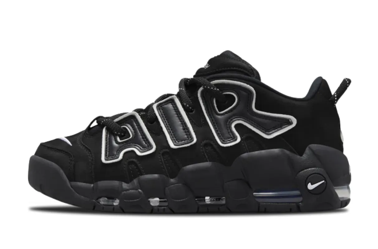 AMBUSH x Nike Air More Uptempo Low Black White FB1299-001