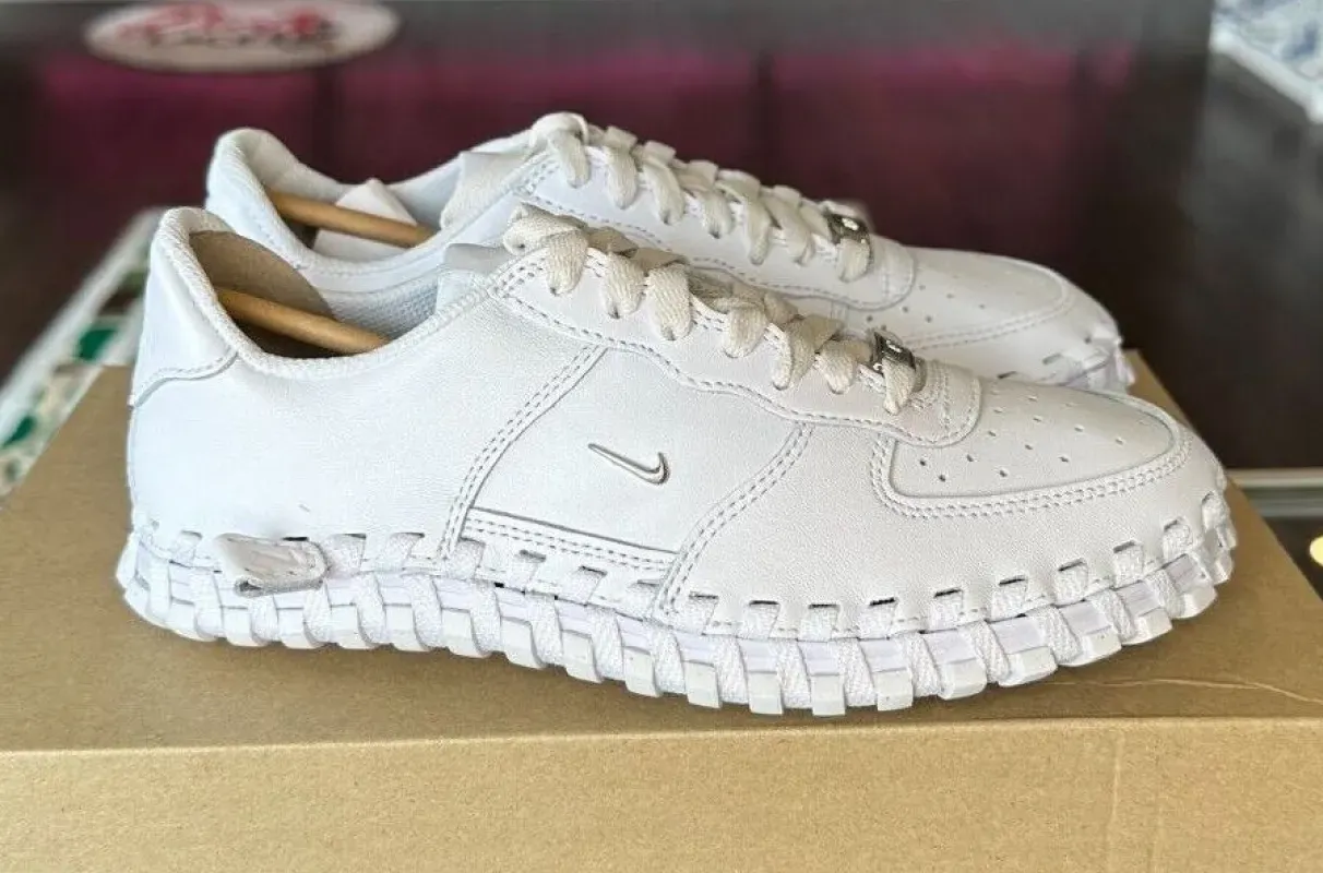 Jacquemus x Nike J Force 1 Low White Woven DR0424-100