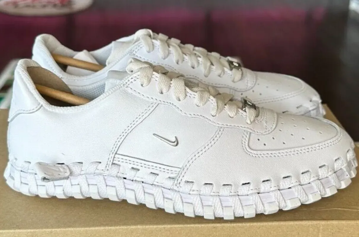 Jacquemus x Nike J Force 1 Low White Woven DR0424-100