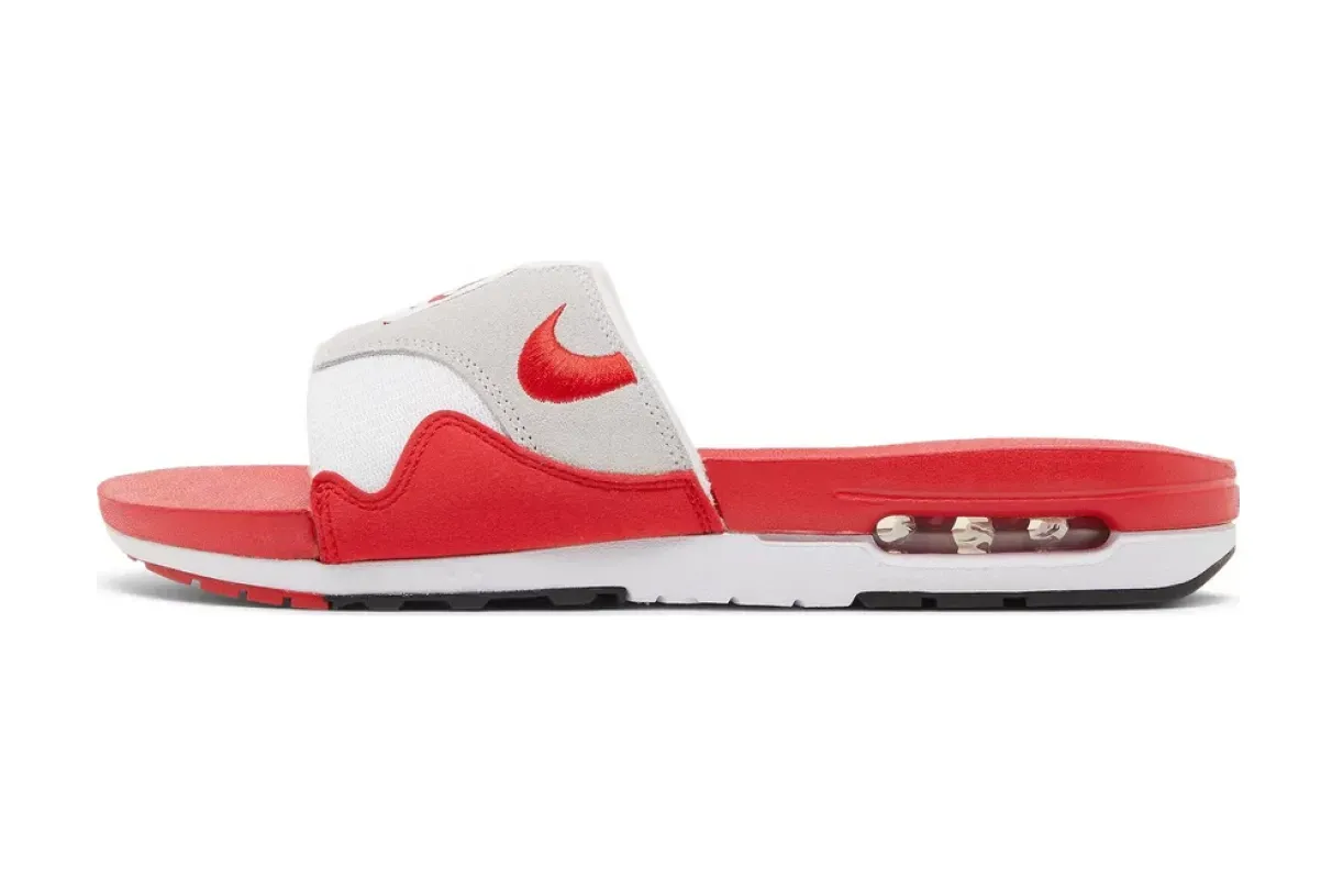 nike air max 1 slide university red