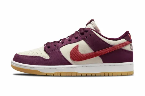 Skate Like A Girl x Nike SB Dunk Low Bordeaux
