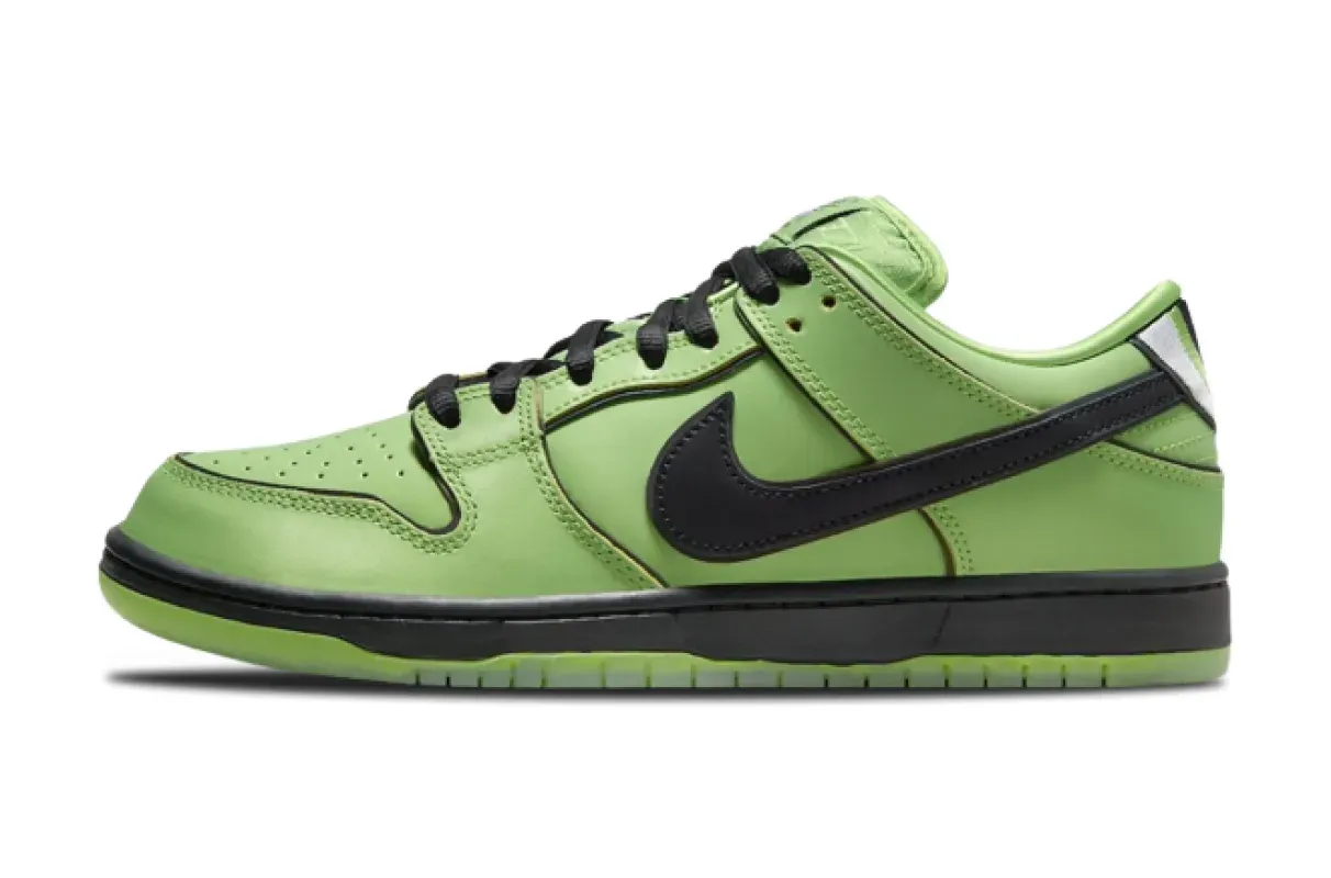 porwerpuff girls nike sb dunk low buttercup FZ8319-300