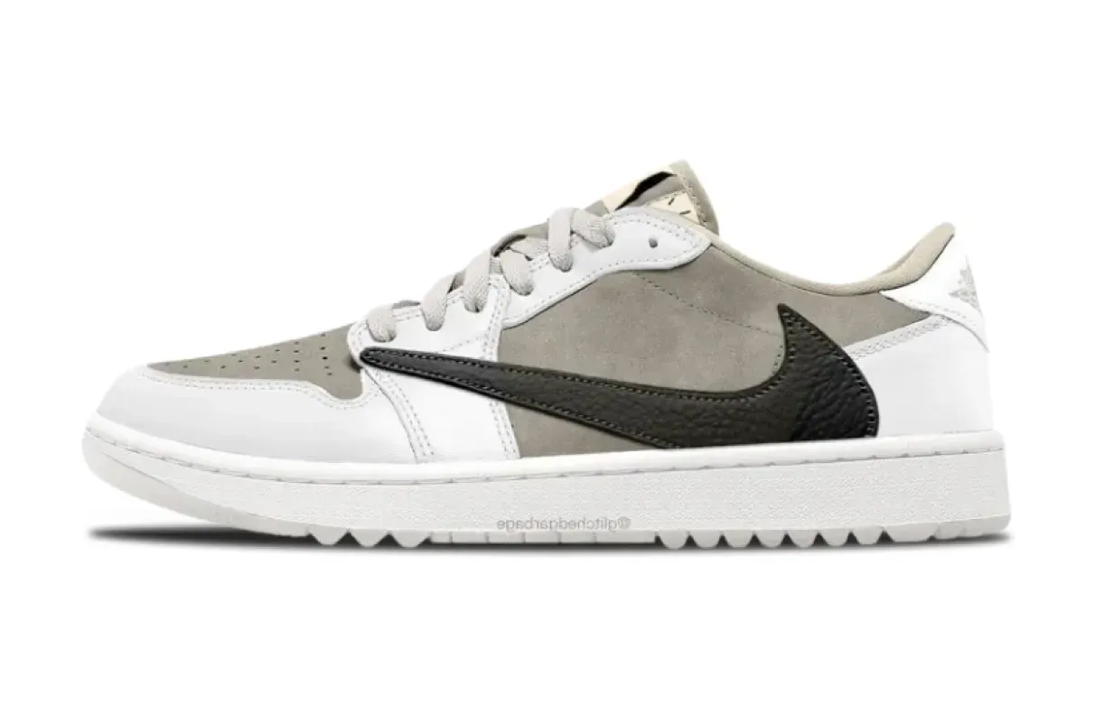 Travis Scott x Air Jordan 1 Low OG Golf Neutral Olive FZ3124-200