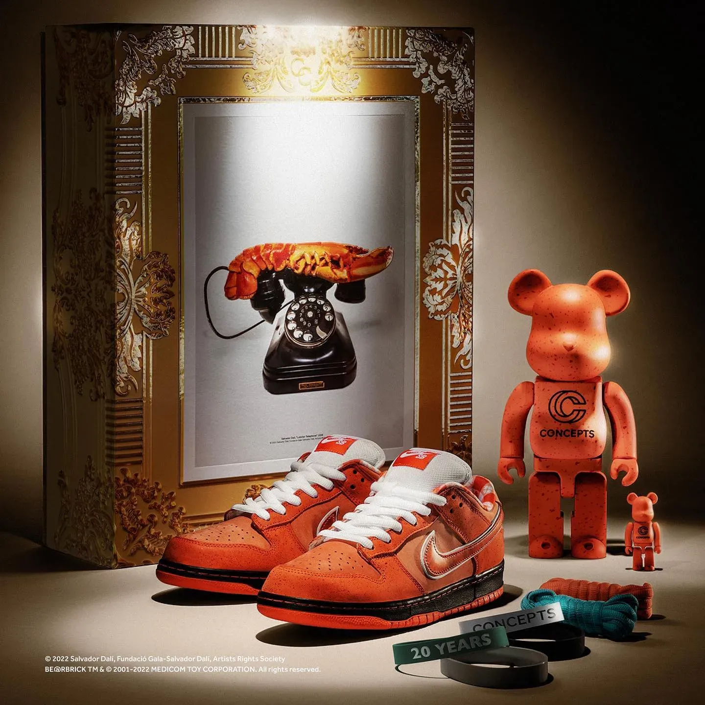 concepts nike sb dunk low orange lobster