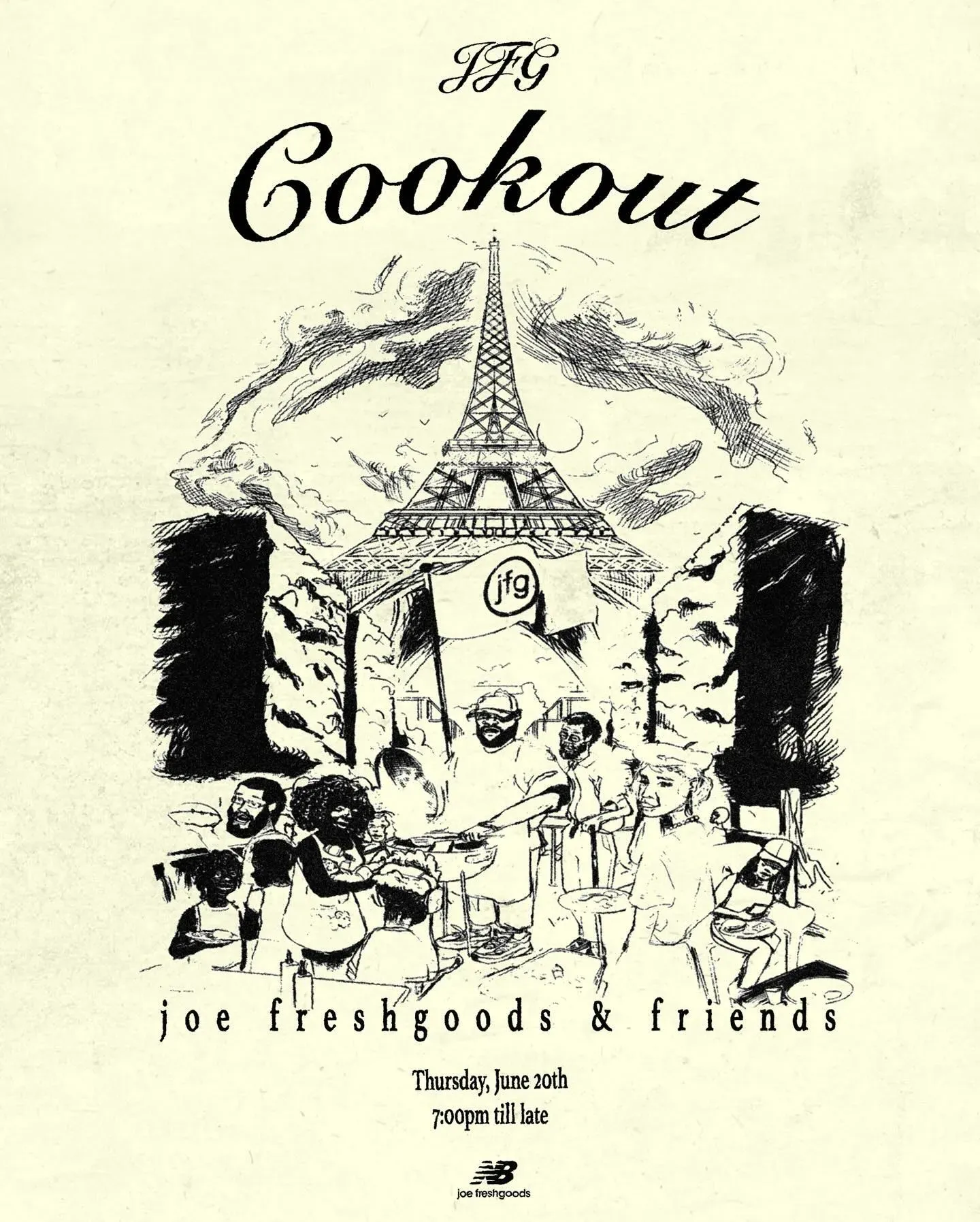 cooking and chill joe freshgoods fashion week 2024