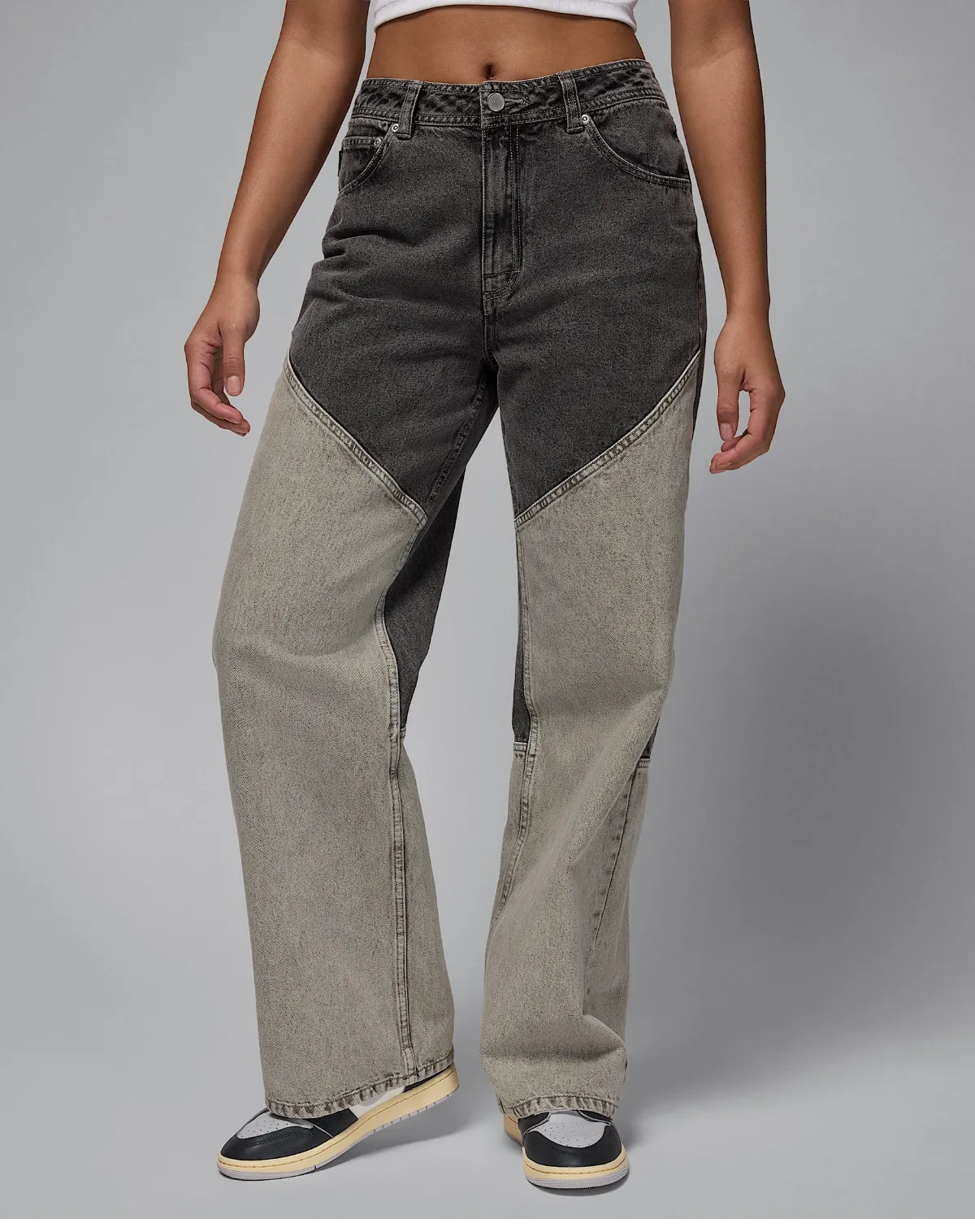 Air Jordan Denim Pants WMNS BLACK FLAT PEWTER