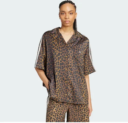 Adidas Originals Satin Shirt Leopard Satin Shirt Ka2678 image