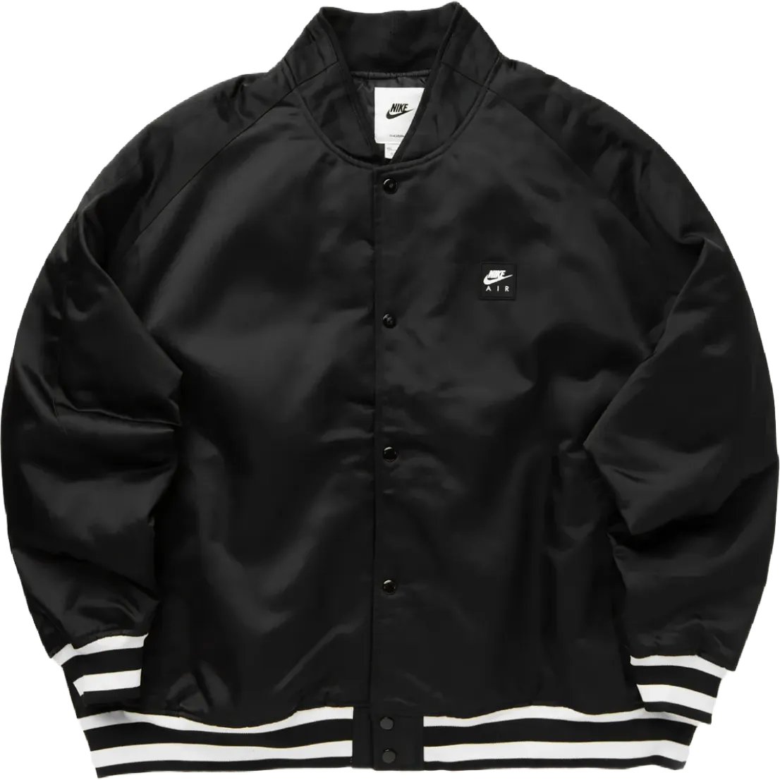 Nike Air Varsity Jacket BLACK WHITE