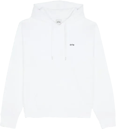 Arte Antwerp Energy Print Hoodie WHITE