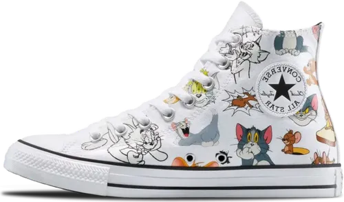 image de Tom And Jerry Converse Chuck Taylor All Star White Multi A15112c