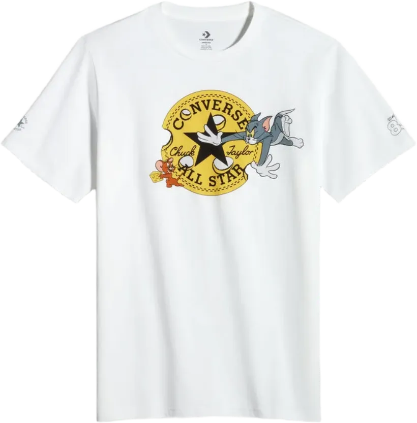 Tom & Jerry x Converse Graphic T-Shirt WHITE