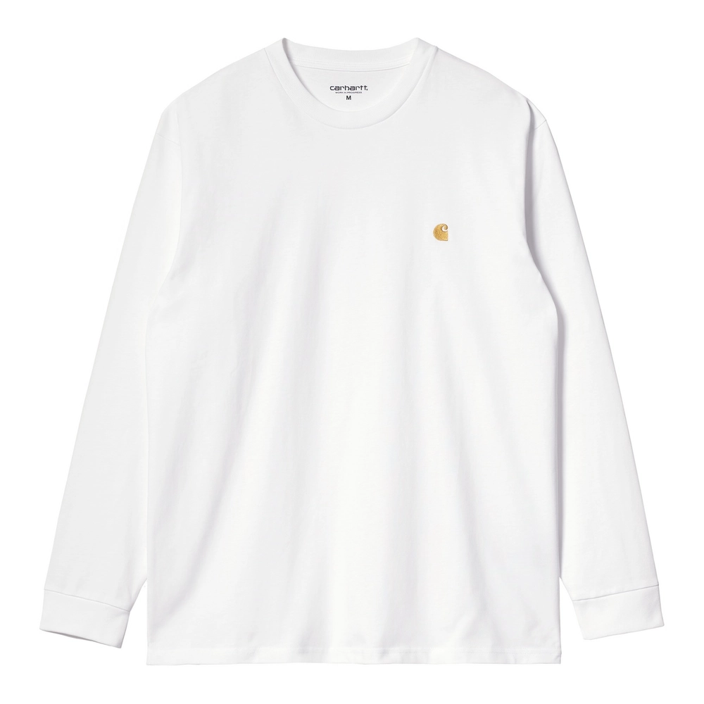 d7ad61_Carhartt-WIP-Longsleeve-Chase-T-Shirt_WHITE-GOLD_I02639200RXX_img1