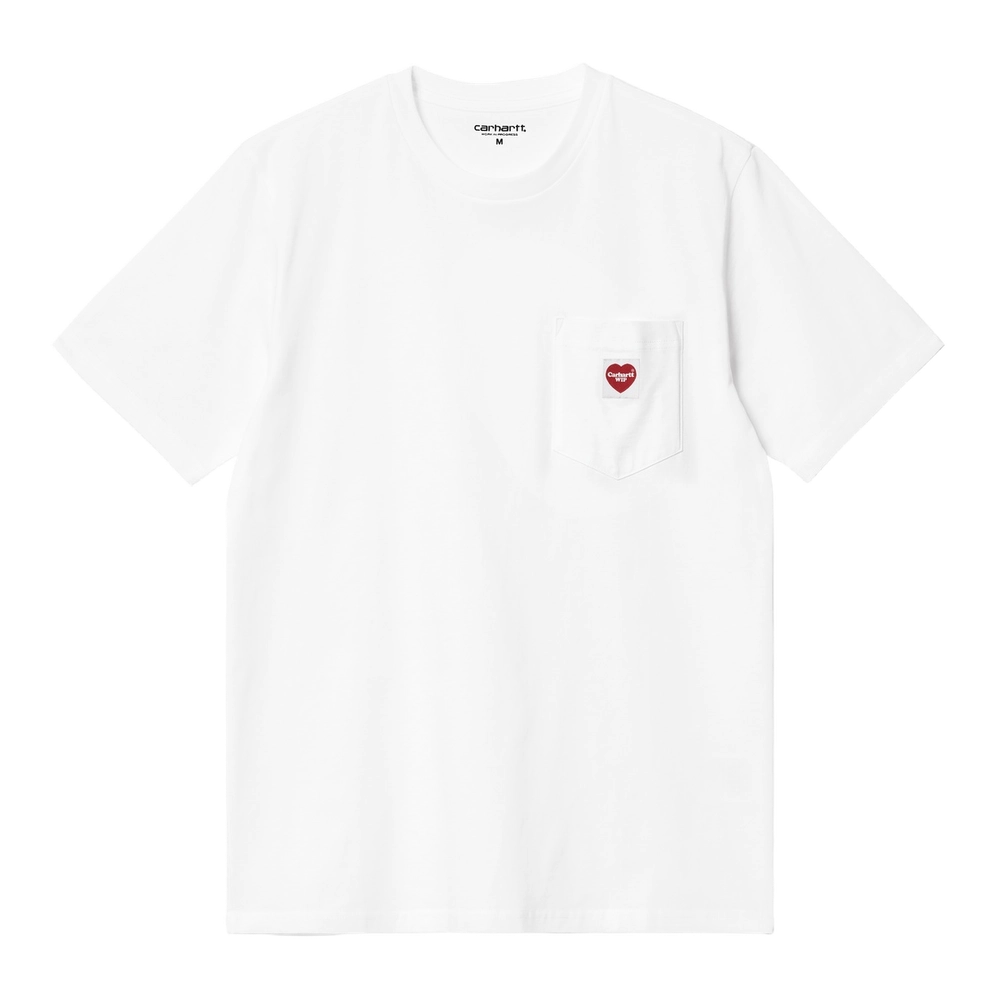 Image de Carhartt WIP S/S Pocket Heart T-Shirt WHITE