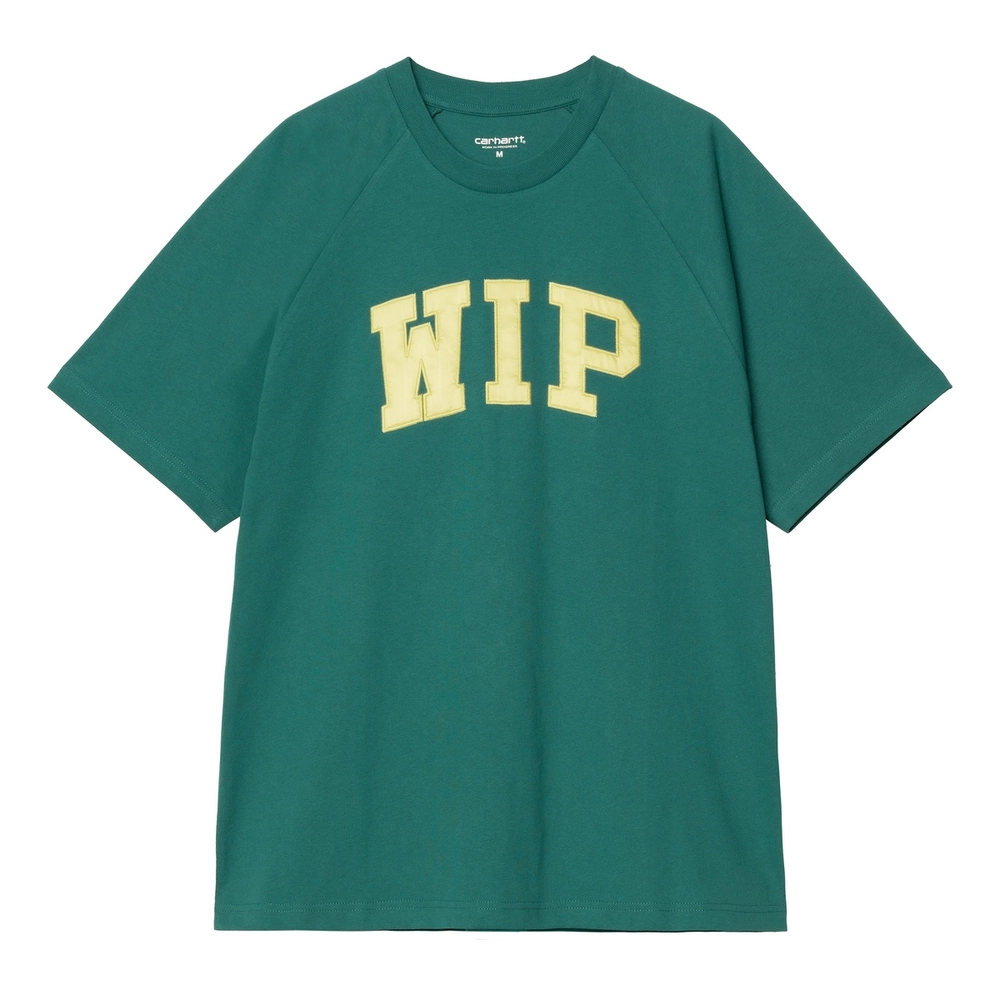 3b755e_Carhartt-WIP-SS-WIP-T-Shirt_RAINFOREST-AIR-YELLOW_I0346462WBXX_img1