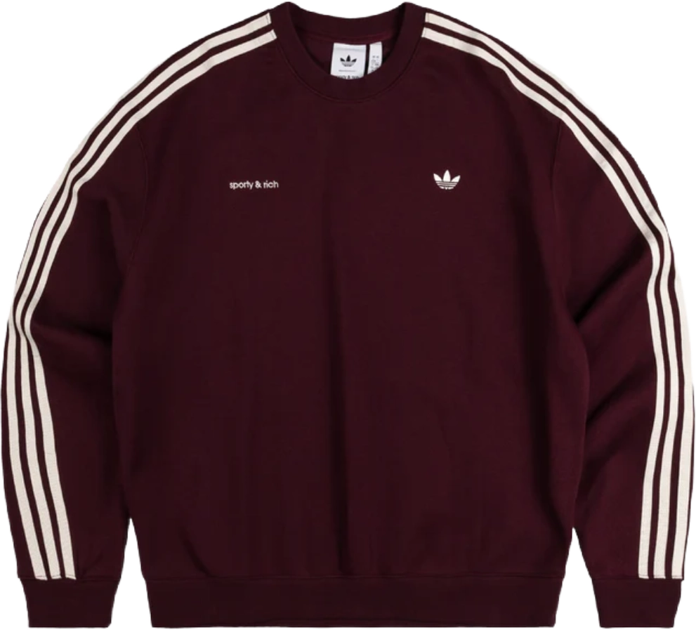 Sporty & Rich x adidas Sweatshirt MAROON