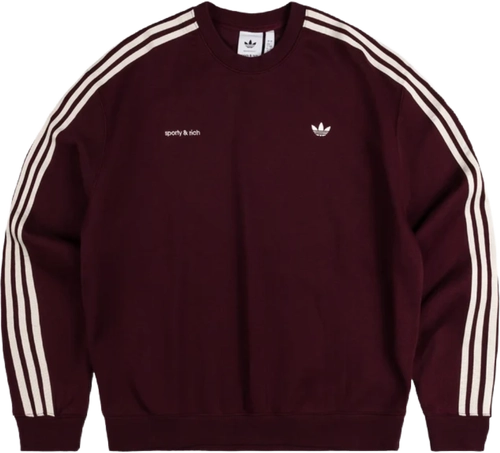 Sporty And Rich Adidas Sweatshirt Maroon Jn5321 image