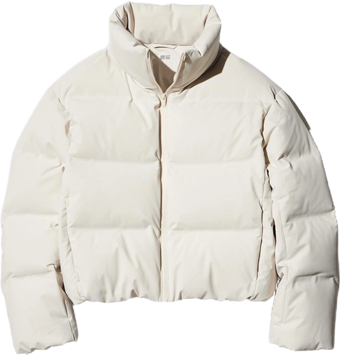 Uniqlo Doudoune Courte Sans Coutures BEIGE image