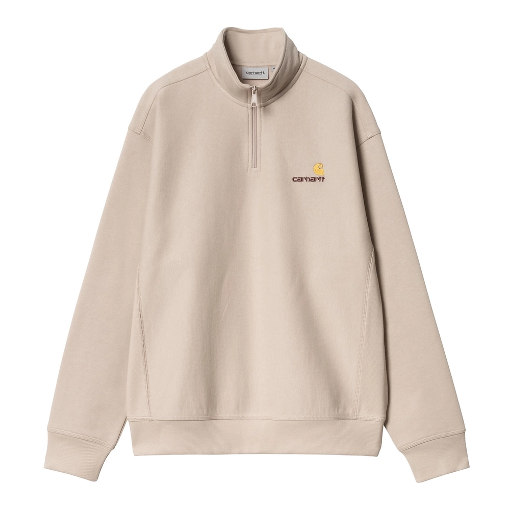 d3c0b1_Carhartt-WIP-Half-Zip-American-Script-Sweatshirt_FLEUR-DE-SEL_I0270142LPXX_img1