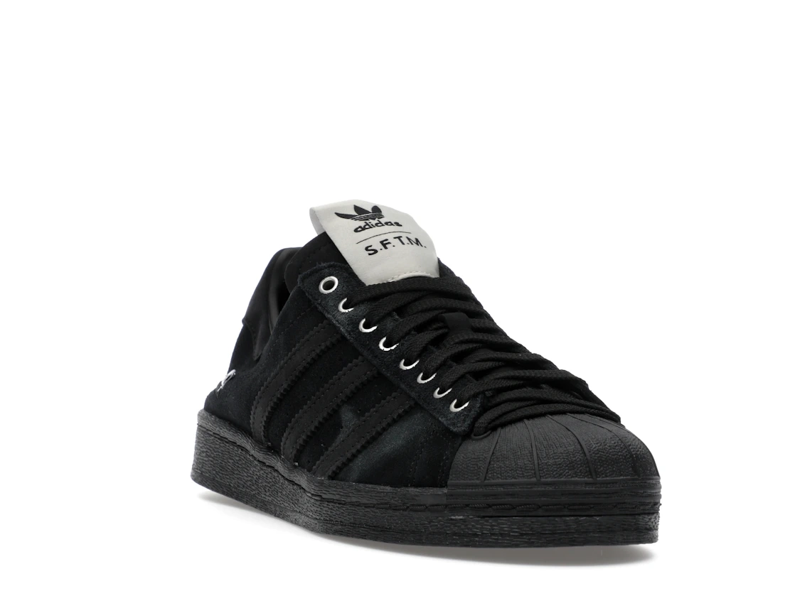 adidas gazelle silver green womens Adidas Superstar Adv - Black Suede /White main image 0