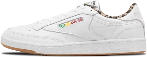 image de Wacko Maria Reebok Club C 85 Vintage White Leopard Gum Rmia04hc99lea0080161