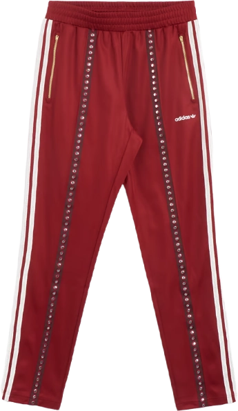 adidas Originals Retro Sports Cricket-Inspired Track Pants RED