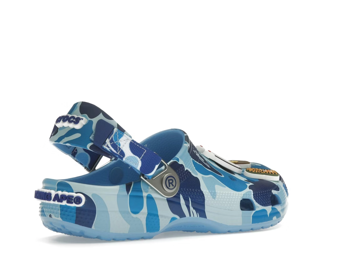 靴 BAPE X CROCS CLOG 23cm BLUE BAPE X CROCS CLOG 23cm BLUE Bape x Crocs Classic Clog 