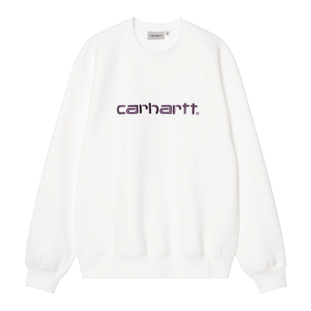 1F1F1F_Carhartt-WIP-Carhartt-Sweatshirt_WHITE_I0305462QZXX_img1