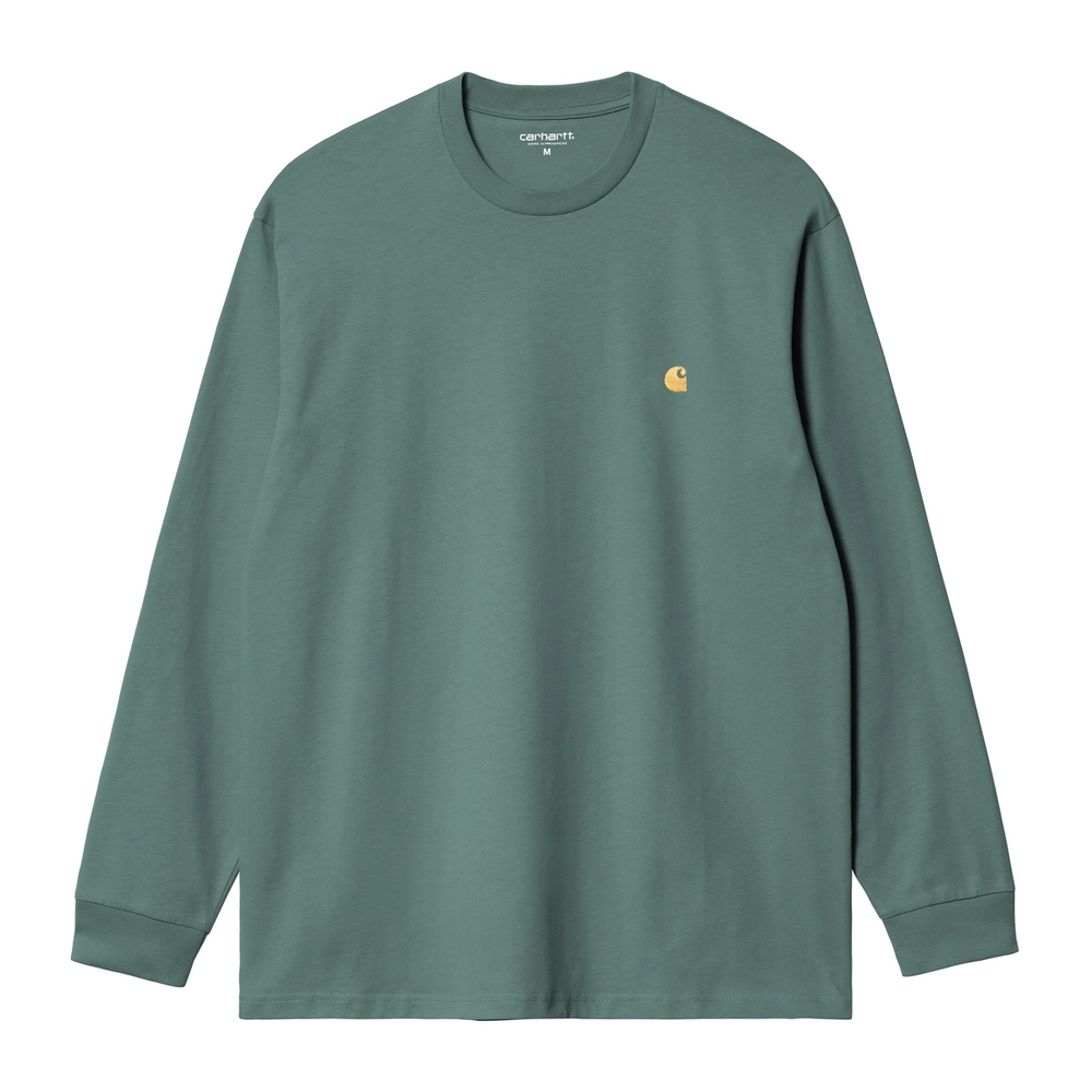 1F1F1F_Carhartt-WIP-LS-Chase-T-Shirt_SILVER-PINE_I0263922N0XX_img1