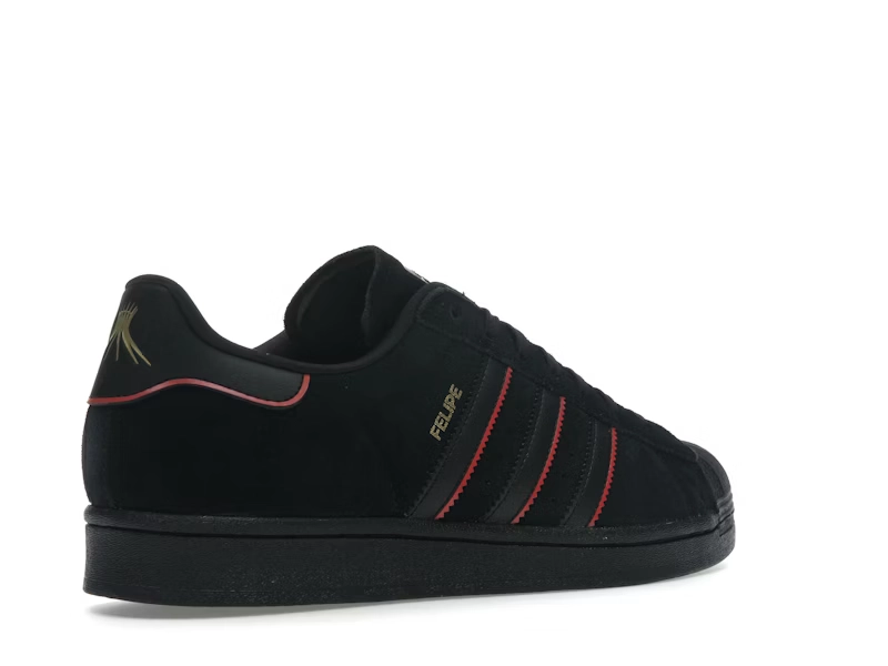 Felipe Gustavo x adidas Superstar ADV "BLACK SCARLET"- JR7831