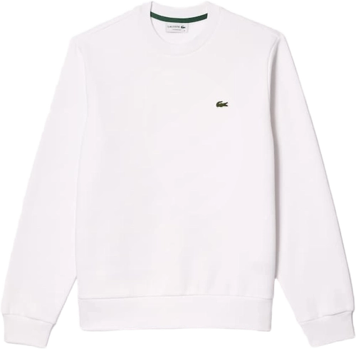 Lacoste Fleece Crewneck Sweatshirt White image