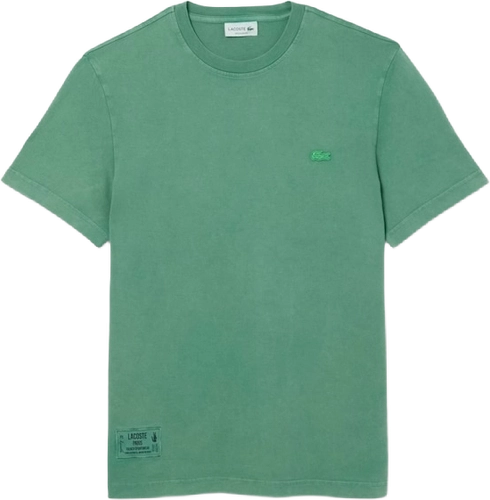 Lacoste Washed Effect Heavy Jersey T-Shirt Pine Green image