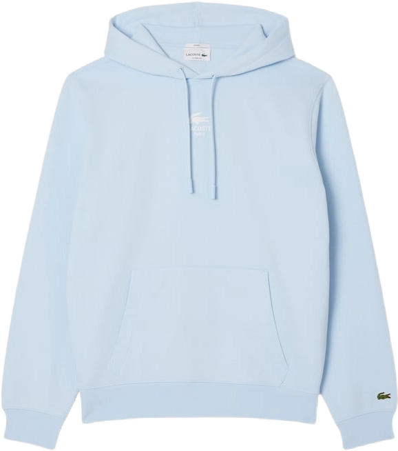 Lacoste Print Hoodie LIGHT BLUE