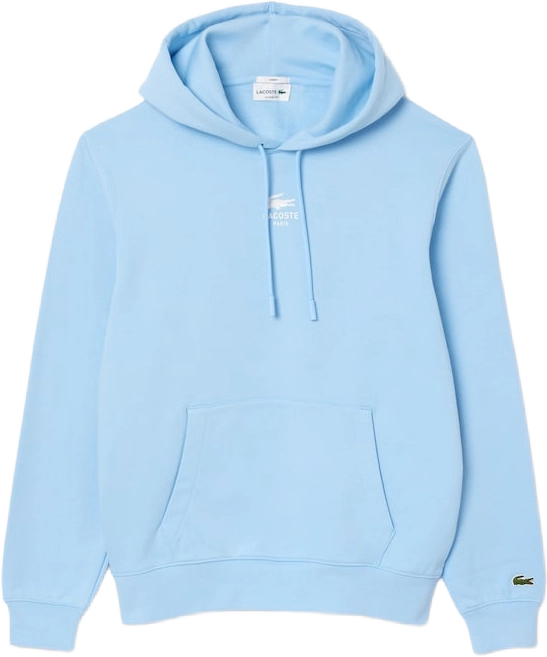 Lacoste Print Hoodie PALE BLUE