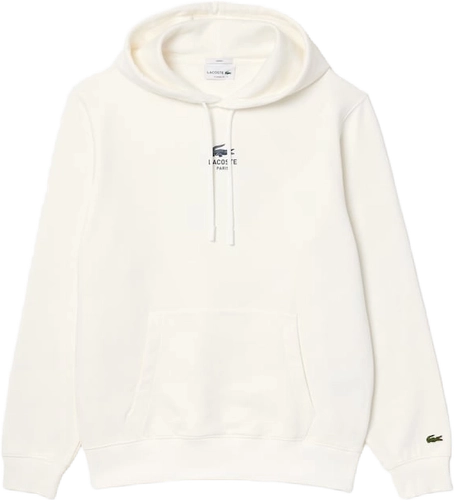 Lacoste Print Hoodie White image