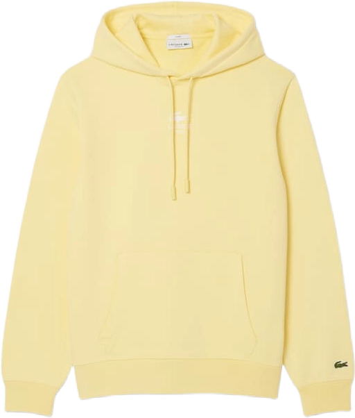 Lacoste Print Hoodie PASTEL YELLOW