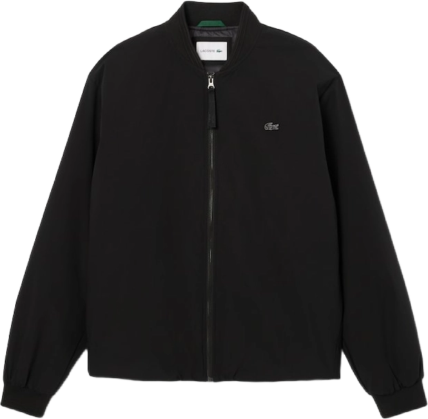 Lacoste Quilted Water-Repellent Stretch Bomber Jacket BLACK