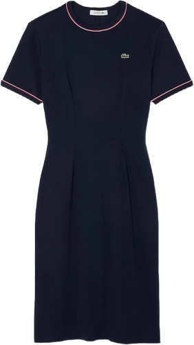 Lacoste Jersey T-shirt Dress NAVY BLUE image